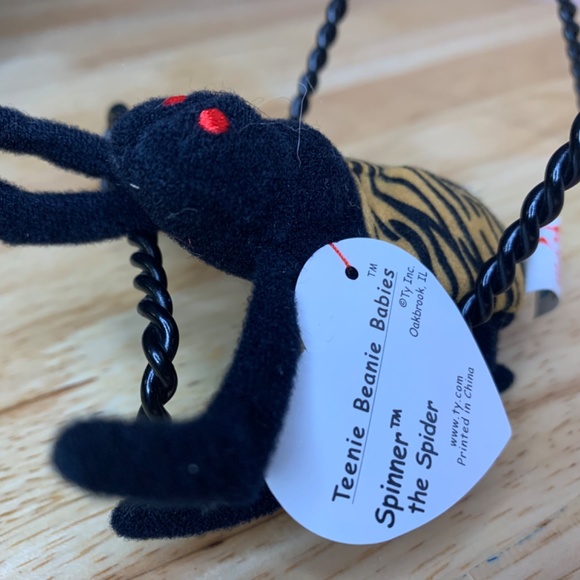 Spinner the Spider— Teenie Beanie Baby - Picture 2 of 2